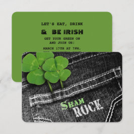 Essen, trinken & Be Irish St. Patrick's Day Party Einladung