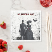 Essen, trinken, Beängstigendes gotisches erwachsen Serviette (Beispiel)