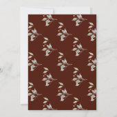 Essen trinken Danke Erntedank Dinner Einladung (Rückseite)