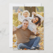 Essen, trinken & Danken Erntedank Dinner Party Einladung (Rückseite)