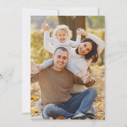 Essen, trinken & Danken Erntedank Dinner Party Einladung (Rückseite)