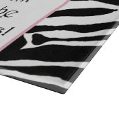 "Essen, trinken & Fabeln!" Afrikanisch-Amerikanisc Schneidebrett (Ecke)