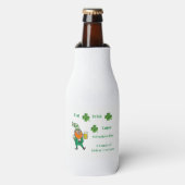 Essen, trinken, geniessen. Eine Touch Irisch in je Flaschenkühler (Flaschenvorderseite)