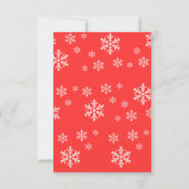 Essen, trinken & süß sein Weihnachtsfest Party Einladung (Rückseite)