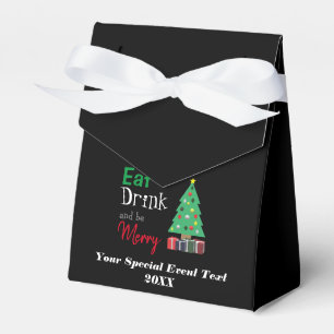 Essen, Trinken und ausgelassen Feiern Geschenkschachtel