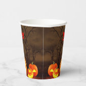 Essen, trinken und Beängstigend Halloween-Friedhof Pappbecher (Rechts)