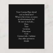 Essen, trinken und Beängstigend Halloween Funny Sp Flyer (Hinten)