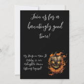 Essen, trinken und Beängstigend sein! Einladung (Rückseite)