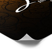 Essen, trinken und Beängstigend sein - Halloween-P Poster (Ecke)