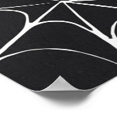 Essen, trinken und Beängstigend sein Halloween Poster (Ecke)