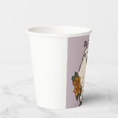 Essen, trinken und Beängstigend sein! Pappbecher (Rechts)