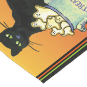 Essen, trinken und Beängstigend sein Tischläufer (Ecke)