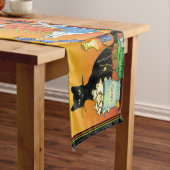 Essen, trinken und Beängstigend sein Tischläufer (Beispiel)