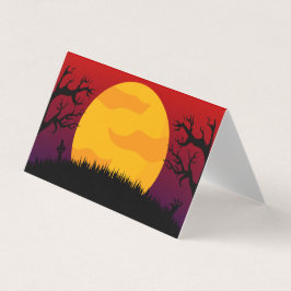 Essen, trinken und Beängstigende Halloween-Platzka