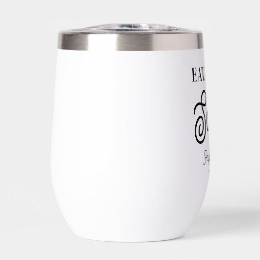 Essen, trinken und Beängstigendes Halloween-Party (Vorderseite)