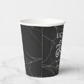 Essen, trinken und Beängstigendes Halloween-Party  Pappbecher (Rechts)