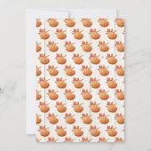 Essen, trinken und dankbar sein. Thanksgiving Dankeskarte (Rückseite)