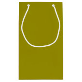 Essen, trinken und Danke Gold Kleine Geschenktüte (Rückseite)