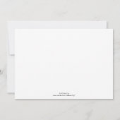 Essen, trinken und das Abendessen angenehm genieße Einladung (Rückseite)