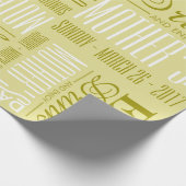 Essen, trinken und den Muttertag genießen Geschenkpapier (Ecke)