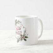 Essen, trinken und frohe Weihnachten Tasse sein (VorderseiteRechts)