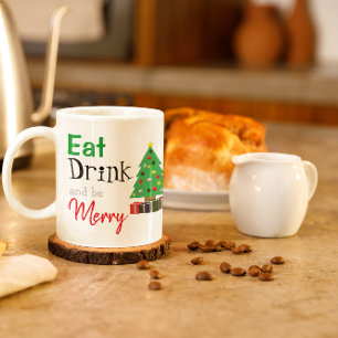 Essen, Trinken und fröhlich sein Kaffeetasse