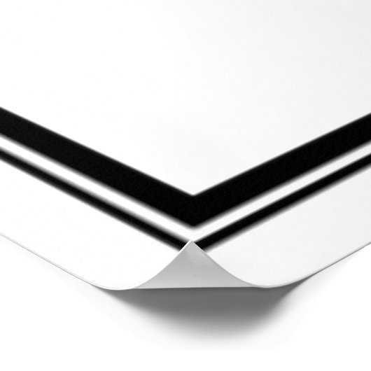 Essen, trinken und glücklich sein poster (Ecke)