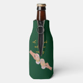 Essen, trinken und Merry sein, Fröhlich, Weihnacht Flaschenkühler (Flasche Rückseite)