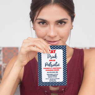 Essen Trinken Und Patriotisch Sein Probeessen Einladung