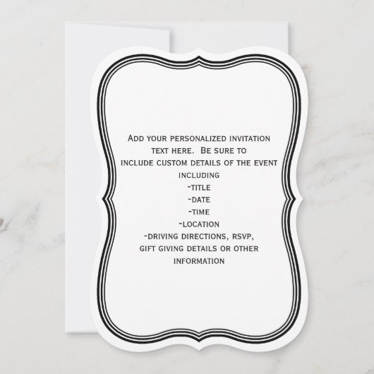 Essen, trinken und Save the Date Verheiratet gesta (Rückseite)