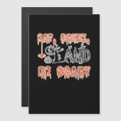 Essen Trinken Und Sei Gruselig Klassisch Kreativ C Magnetkarte (Vorne/Hinten)