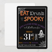 Essen, trinken und sich verwöhnen lassen einladung (Vorne/Hinten)