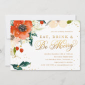 Essen, trinken und sich wohlfühlen einladung (Vorderseite)