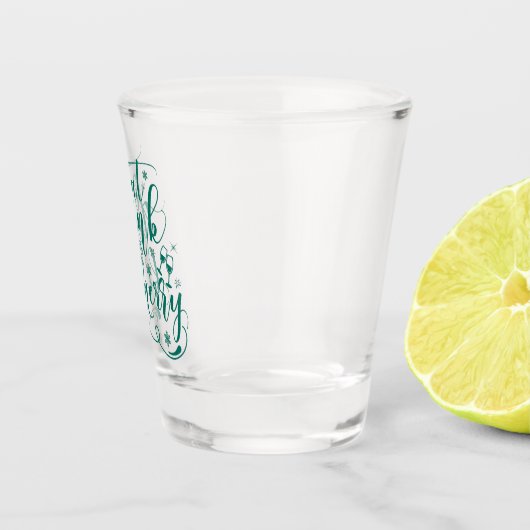 Essen, trinken und sich wohlfühlen in Grün Schnapsglas (Rechts)