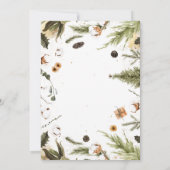 Essen, trinken und sich wohlfühlen | Weihnachtsess Einladung (Rückseite)