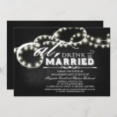 Essen, trinken und Verheiratet sein Engagement Par Einladung (Vorne/Hinten)