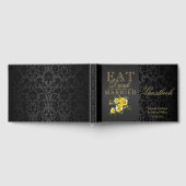 Essen, trinken und Verheiratet sein Gelbes Gästebu Gästebuch (Voll)