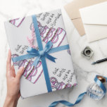 Essen, trinken und Verheiratet sein Geschenkpapier<br><div class="desc">Mit diesem skurrilen Hochzeitsverpackungspapier wackeln Sie Ihr Geschenk in Liebe und Feiern. Verwenden Sie die Funktion 'Anpassen',  um die Hintergrundfarbe zu ändern,  falls gewünscht.</div>