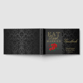 Essen, trinken und Verheiratet sein - Red Guestboo Gästebuch (Voll)