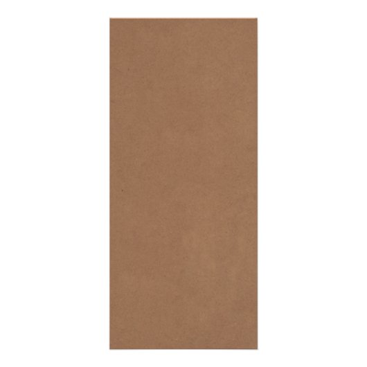 Essen, trinken und Verheiratet sein rustikales Hoc Werbekarte (Hinten)