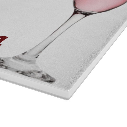 Essen, trinken und Verheiratet sein Schneidebrett (Ecke)