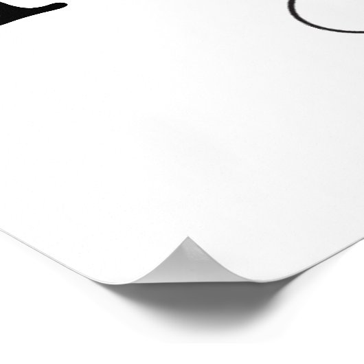 Essen, trinken und Verheiratet unterzeichnen Poster (Ecke)