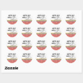 Essen, trinken und Verheiratete Matching Sticker o (Blatt)