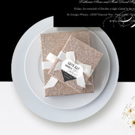 Essen, Trinken und Verheiratete Schwarz-weiße Typo Herz-Aufkleber