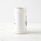 Essen, trinken, Verheiratet sein Bierglas (Mittel)