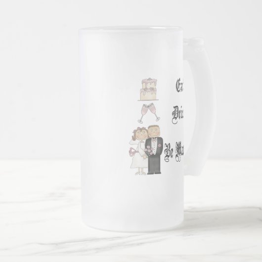 Essen, trinken, Verheiratet sein Mattglas Bierglas (VorderseiteRechts)