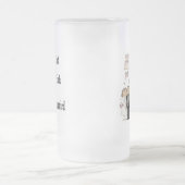 Essen, trinken, Verheiratet sein Mattglas Bierglas (Mittel)