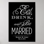 Essen, trinken, Verheiratet sein Poster (Vorne)