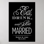 Essen, trinken, Verheiratet sein Poster (Vorne)