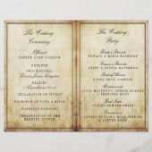 Essen, trinken & Verheiratete Vintage Hochzeit (Rückseite)